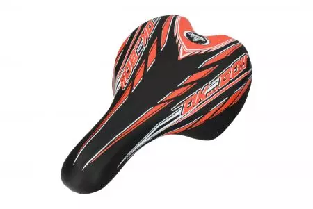 Siodełko rowerowe Junior OK-GO czarno pomarańczowe 20-24 - 998-AR