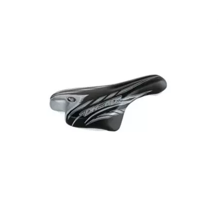 Siodełko rowerowe Junior OK-GO czarno srebrne 20-24" - 998-GR