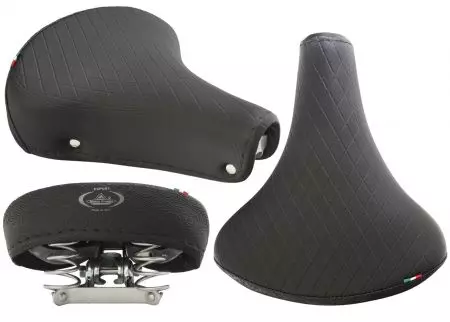 Siodełko rowerowe Export czarne - 1750C