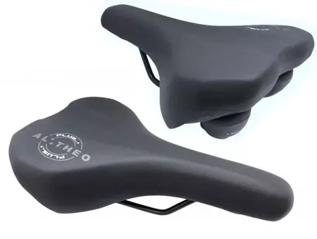 Siodełko rowerowe Altheo Plus czarne - 6025/PLUS