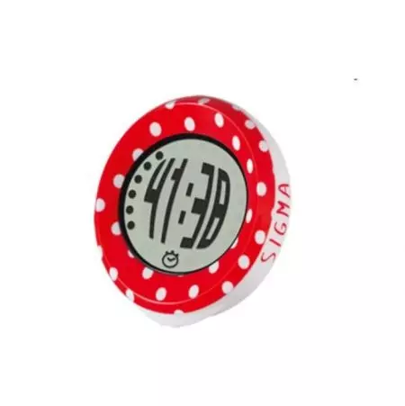 Licznik rowerowy Sigma MySpeedy czerwono biały - X3006 - X3006