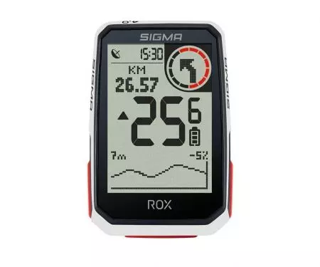 Licznik rowerowy Sigma ROX 4.0 biały - X1061