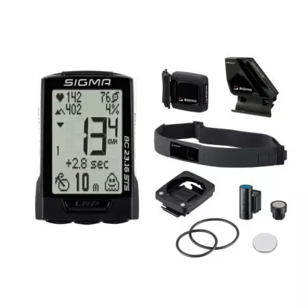 Licznik rowerowy Sigma BC 23.16 STS Biały - X2316