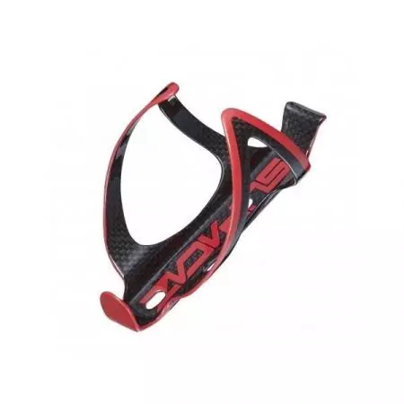 Koszyk na bidon Supacaz Fly Carbon czarno czerwony - CG-08
