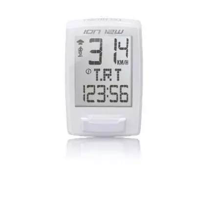 Licznik rowerowy Techwell bezprzewodowy ION-12W czarny - ION 12W BL - ION 12W BL