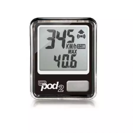 Licznik rowerowy Techwell przewodowy Epod-2 czarny - EPOD-2 BL
