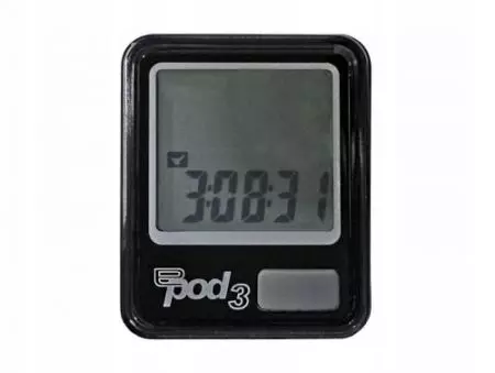 Licznik rowerowy Techwell przewodowy Epod-3 czarny - EPOD-3 BL