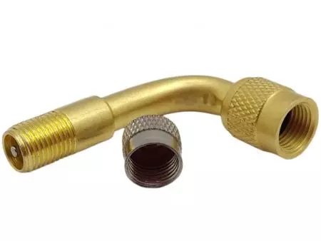 Adapter zaworka AV na kąt 90 stopni schrader - 562-4292