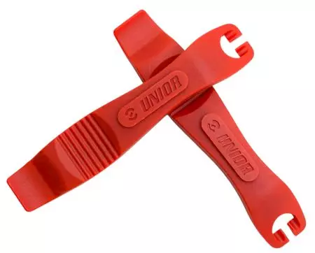 Zestaw dwóch łyżek do opon Unior czerwony 2szt - 624144