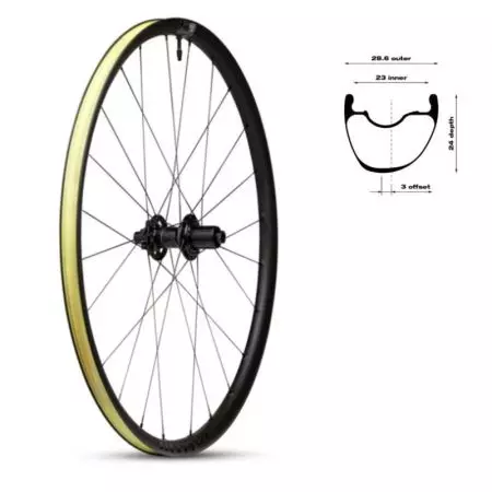 Koło rowerowe WTB CZR i23 tył 142x12 24 6 śrub Shimano - W045-0251