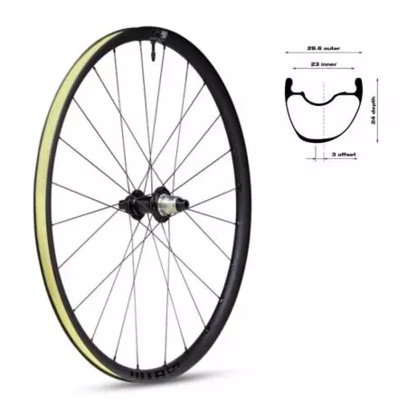 Koło rowerowe WTB CZR i23 tył 142x12 24 6 śrub SRAM XDR - W045-0252