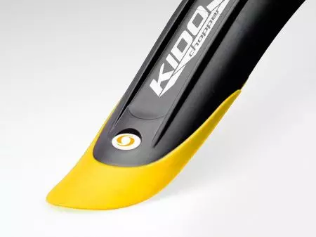 Błotniki rowerowe Simpla Kido 20 Long czarny/żółty - KI462653