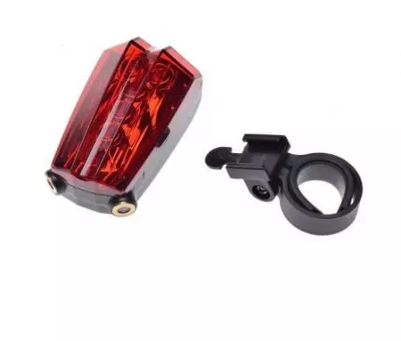 Lampka rowerowa WM tylna LED + laser - AWR1310