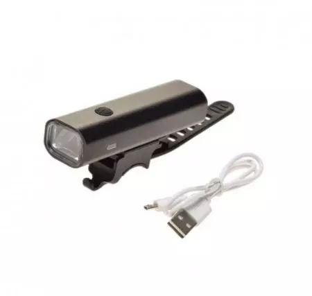 Lampka rowerowa przednia LED 400lumen USB 2000mAh - AWR1173