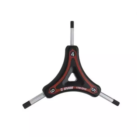 Klucz imbusowy trójstronny Unior 4/5/6mm red - 624909