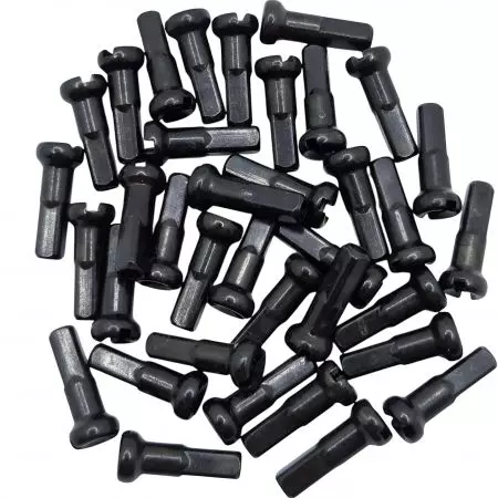 Nyple Pillar NA-PB14 mosiądz 14mm czarne 36szt  - NAPB14-14CZ