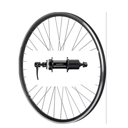 Koło rowerowe 26" tył kaseta stożek V-BRAKE O-cz/P-cz SHIM