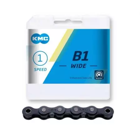 Łańcuch rowerowy KMC B1 112L czarny BOX - BB1WB0112