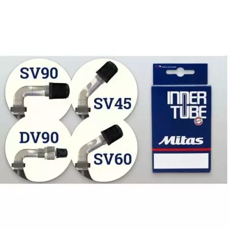 Dętka rowerowa Mitas 12 1/2x1.25-1.75 32/47-203 SV90/90 - 12SV9090