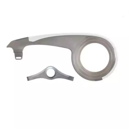 Osłona łańcucha poliwęglowa biała - KR0001