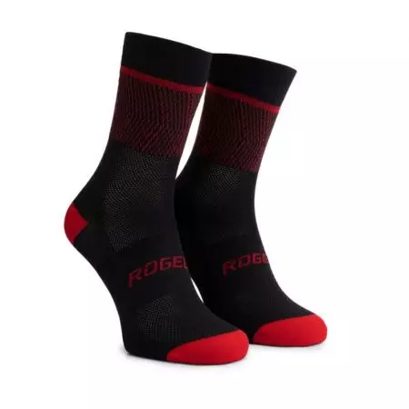 Skarpetki Rogelli HERO II czarno czerw. XL 44-47 - 352288-5