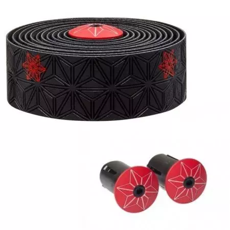 Owijka Supacaz Super Sticky Galaxy czarno czerw. - BT-22