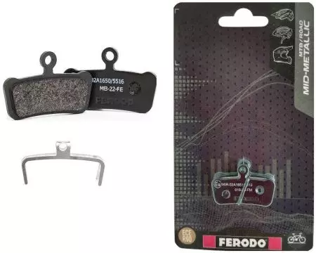 Okładziny hamulcowe rowerowe Ferodo allround półmetaliczne FBP004FM XO TRAIL - FBP004FM