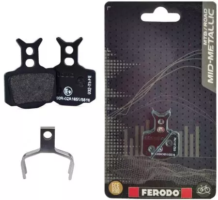 Okładziny hamulcowe rowerowe Ferodo allround półmetaliczne FBP005FM RR1 ONE RX - FBP005FM