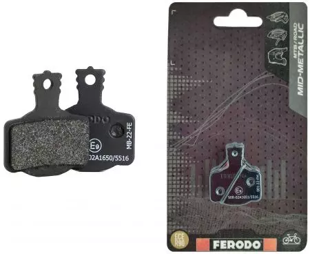 Okładziny hamulcowe rowerowe Ferodo allround półmetaliczne FBP006FM MTS H11 T8 - FBP006FM