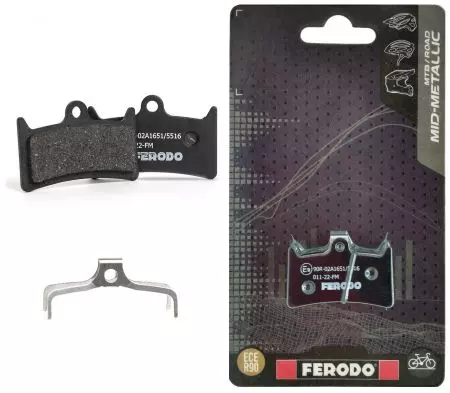 Okładziny locki hamulcowe rowerowe Ferodo allround półmetaliczne FBP017FM V4 MAXIM - FBP017FM