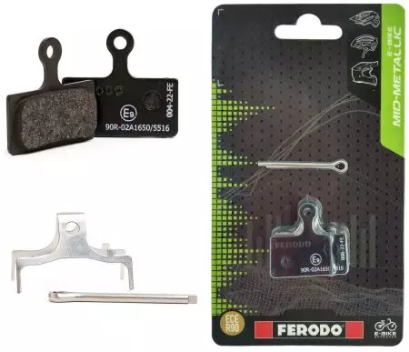 Okładziny hamulcowe rowerowe Ferodo E-bike półmetaliczne FBP001FE M675 SLX XT - FBP001FE