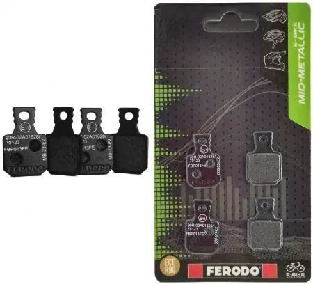 Okładziny hamulcowe rowerowe Ferodo E-bike półmetaliczne FBP013FE MT5 MT5E MT7 - FBP013FE