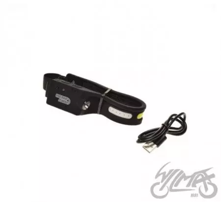 Latarka czołowa boczna COB+XPG IPX4 USB-C - AA2550 