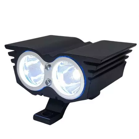 Lampka rowerowa przednia 2xLED 12V-80V 3000lm e-bike hulajnoga elektryczna - AWR1177