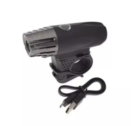 Lampka rowerowa przednia LED 200lumen USB - AWR1160