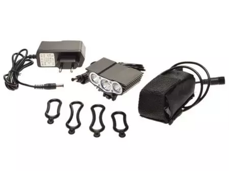 Lampka rowerowa przednia 3xCREE akumulatorowa - AWR1170