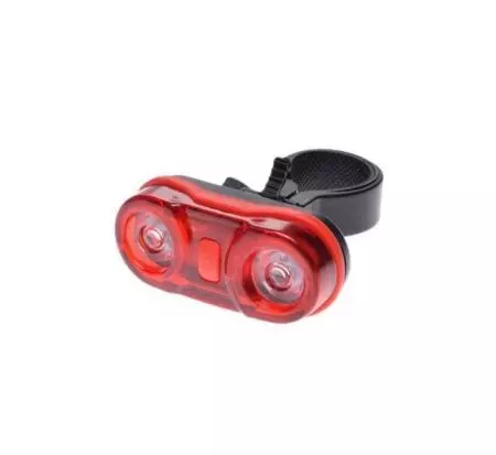 Lampka rowerowa tylna Leoshi LED 2x0.5W 2xAAA - AWR1325B