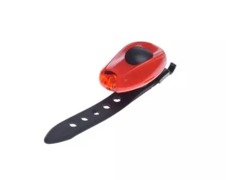 Lampka tylna rowerowa LED na sztyce lub kask - AWR1351