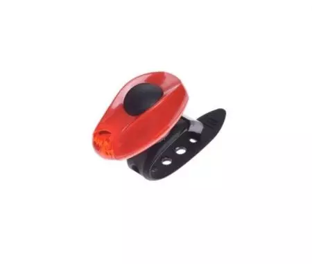 Lampka tylna rowerowa LED na sztyce lub kask - AWR1351