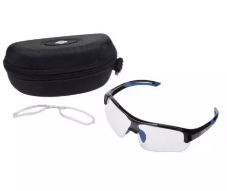 Okulary rowerowe fotochromowe niebieskie - AWR4001