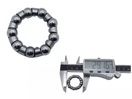 Wianek rowerowy łożysko piasty 9 kulek 6.35mm - AWR0172B