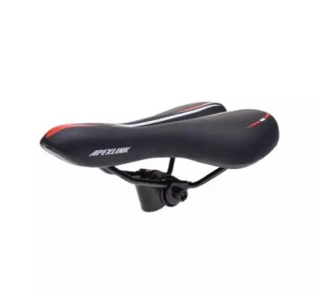 Siodełko rowerowe Apexlink MTB czarno-czerwone - AWR2037