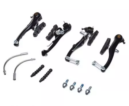 Zaciski hamulcowe V-brake aluminium Czarne - AWR0264