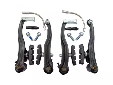 Zaciski hamulcowe V-brake aluminium Czarne - AWR0265