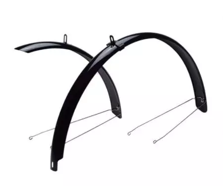 Błotniki rowerowe Sunnywheel 26” 55mm czarne - AWR2175