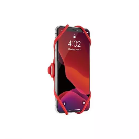Uchwyt rowerowy na telefon Bone Tie Pro 4 czerwony - BK20051-R