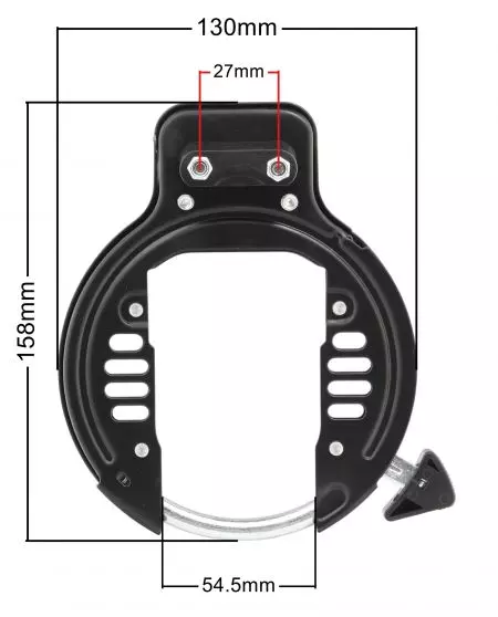 Zabezpieczenie rowerowe M-wave booster obejma - AWR0026