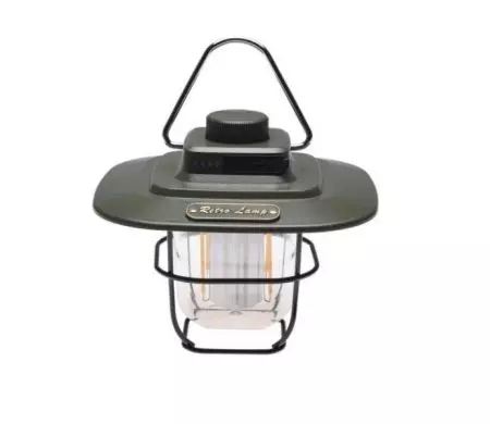 Lampka Retro Lamp camping zielona podwieszana  - AA25473GR