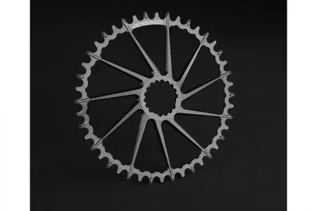 Tarcza mechanizmu korbowego Garbaruk Oval 40T Czarny