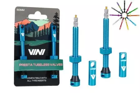Wentyle Bezdętkowe Tubeless VINI 60mm Morskie